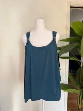 Miraclesuit Nova Green Sleeveless Top